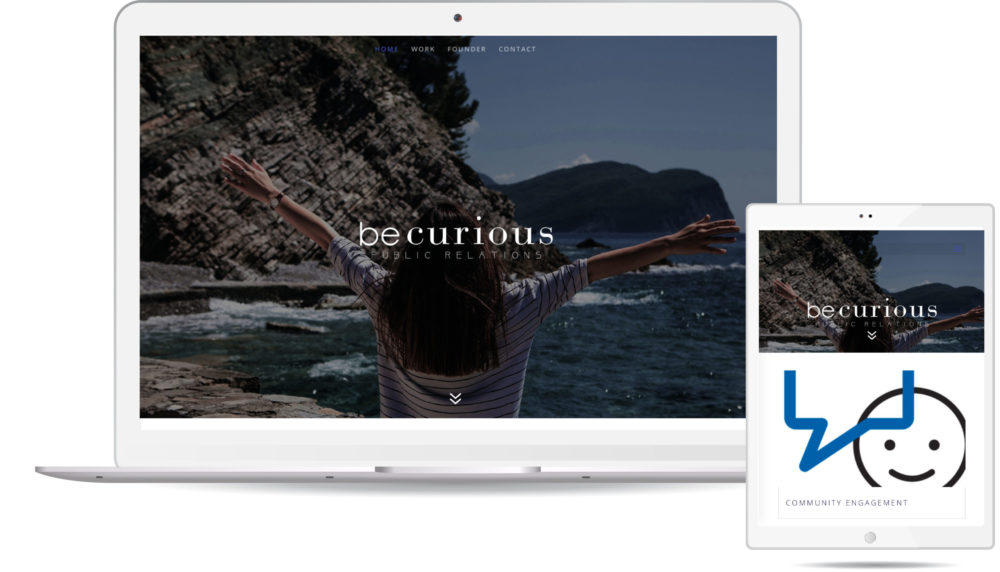 BeCurious_web corporate identity